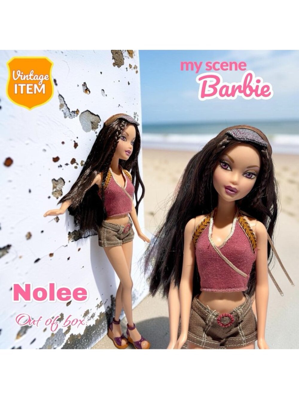 Vintage Mattel Barbie 2003 My Scene Spring Break Nolee Doll. Out of Box. RARE!